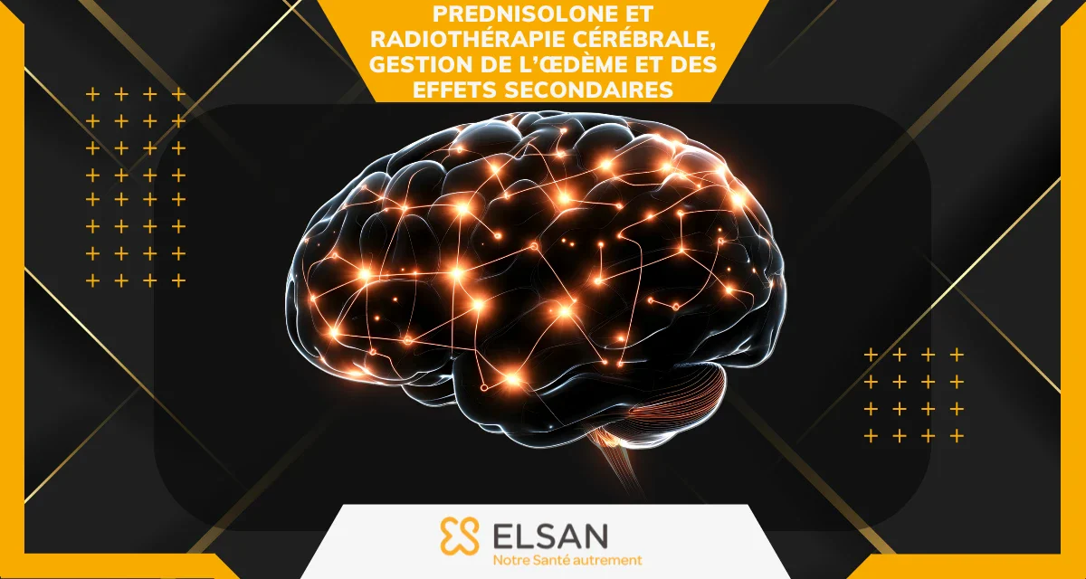 Prednisolone et radiothérapie cérébrale